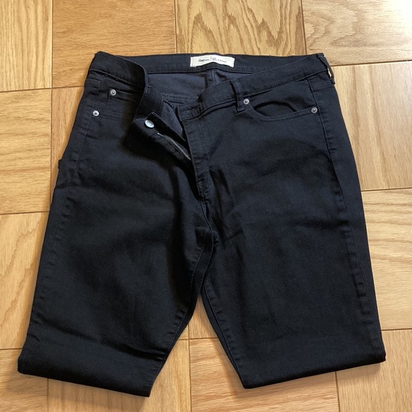 Gap 1969 Black 33S Real Straight Jeans - Picture 7 of 9